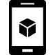 Mobile services icon - van with tools for mobile installation